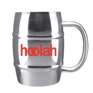 Growl Stainless Steel 14-Ounce Barrel Mug